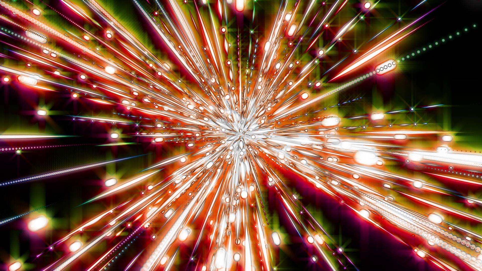 水晶星空间颜色4k视频的预览图