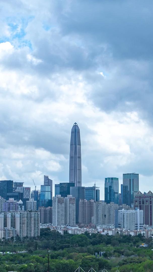 深圳城市平安金融大厦天际线视频的预览图