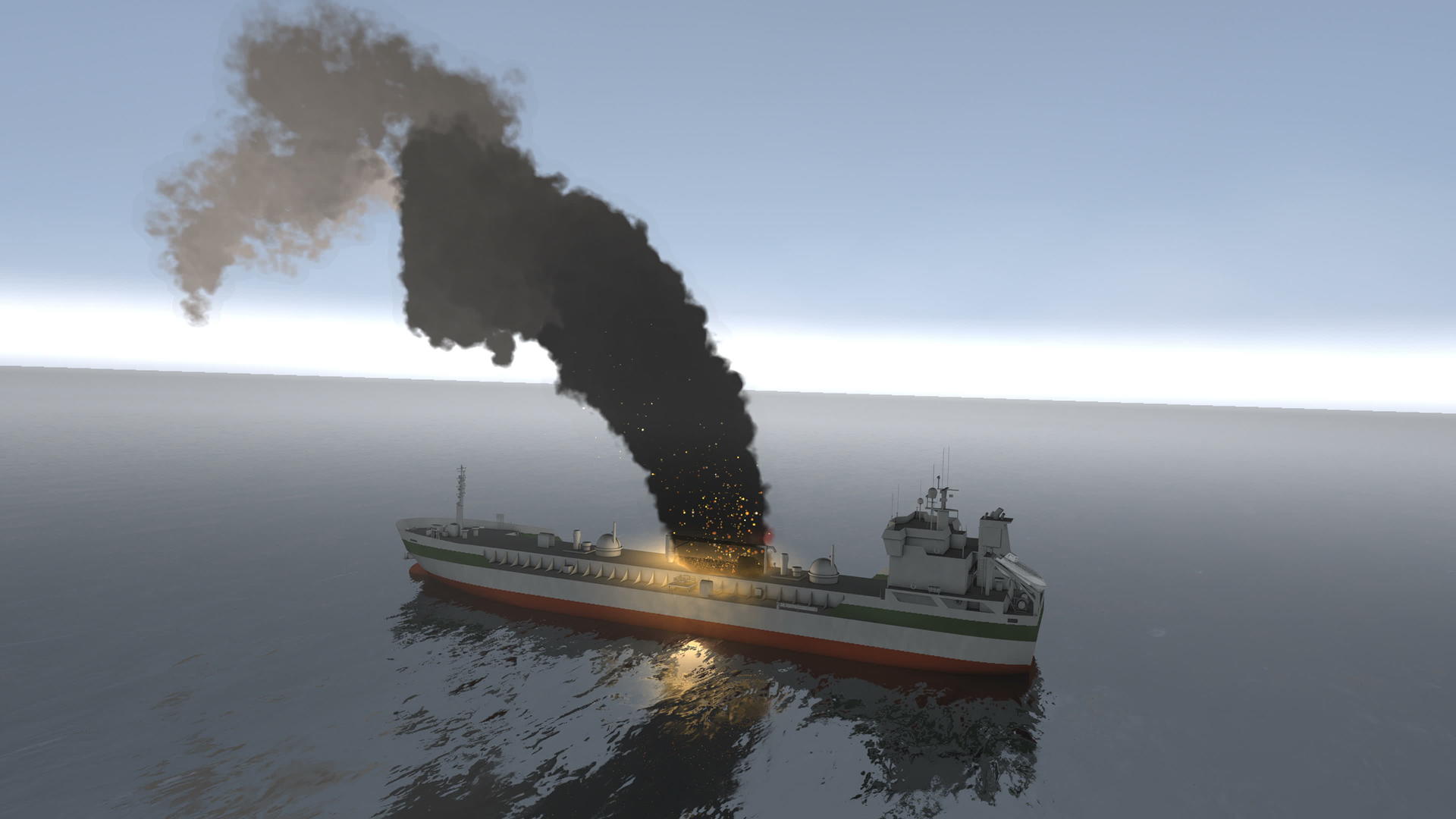 艺术家将在海上点燃油轮视频的预览图