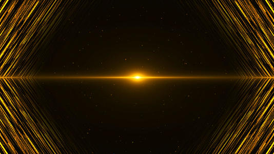 金色粒子边框背景视频的预览图