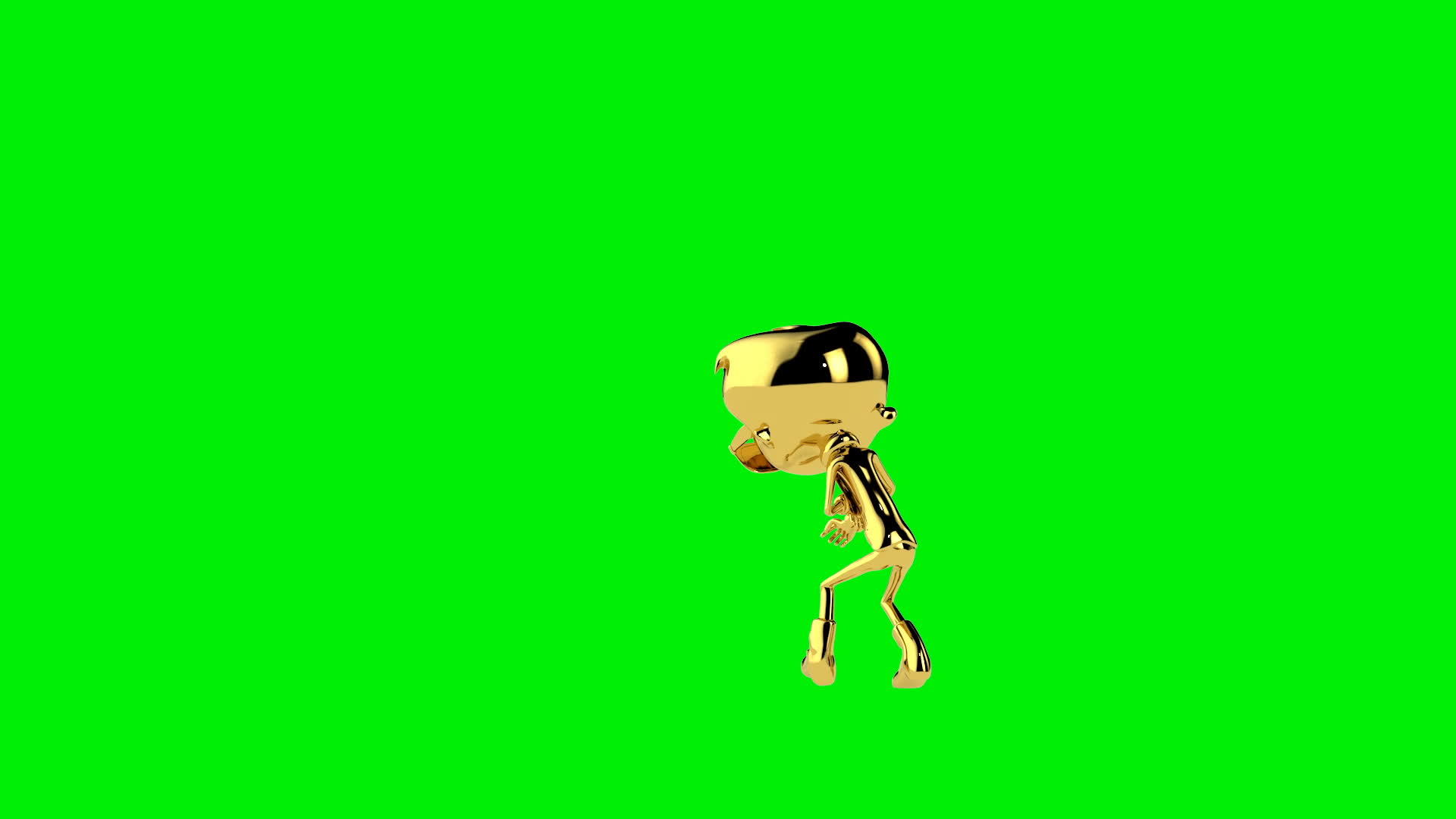 金金男孩结束跳舞绿色屏幕视频的预览图