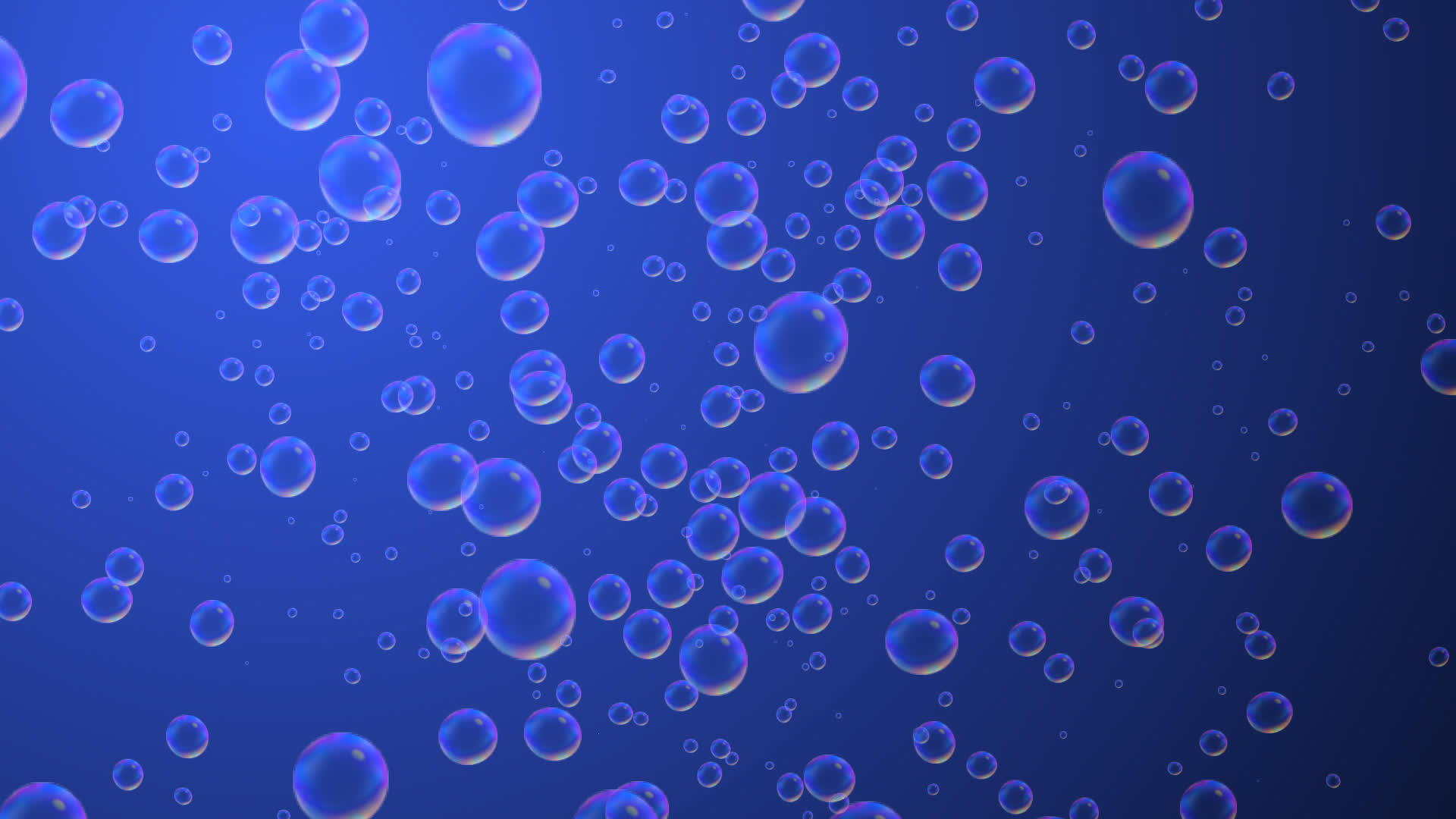 深蓝色气泡视频的预览图