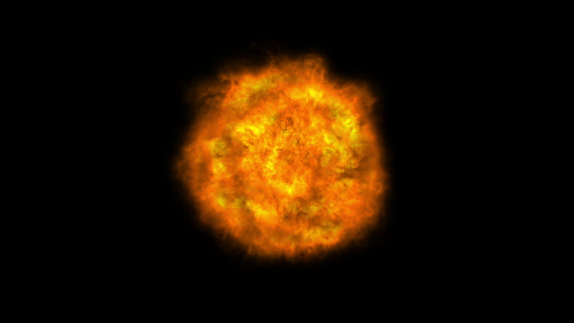 火球抽象火焰视频的预览图