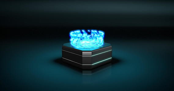 能有闪电滚动动画的能量盒视频的预览图