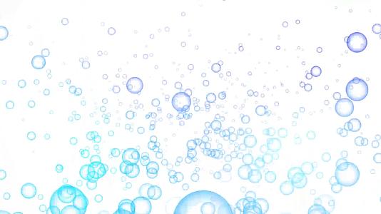 抽象水泡漂浮效应视频的预览图