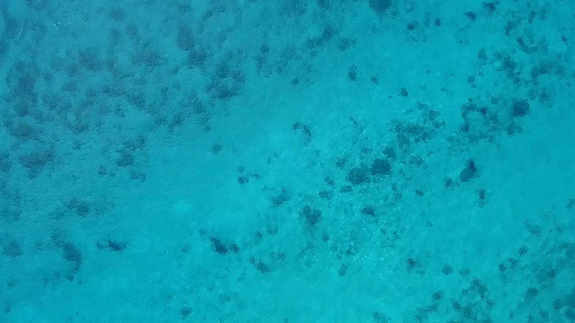 度假胜地附近的蓝色海洋和白色沙底蓝色海洋视频的预览图