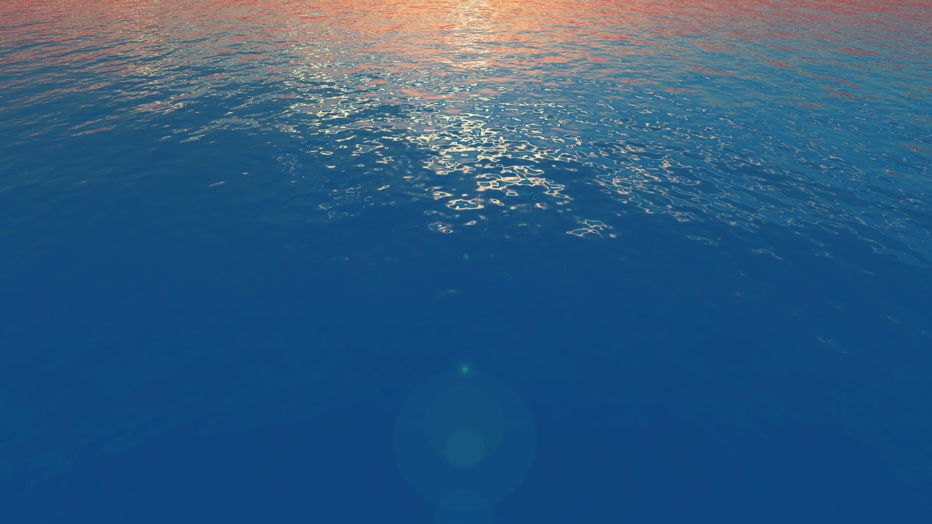 在日落的海中飞翔4k视频的预览图
