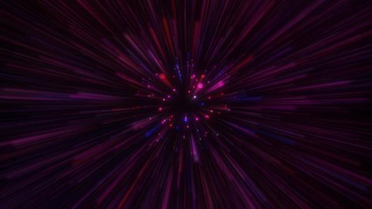 粒子线条空间抽象穿梭流动视频的预览图
