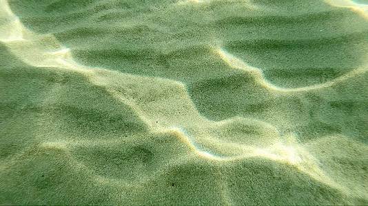 绿海中的沙底纹理视频的预览图