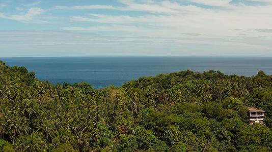 沿海海岸的热带岛屿camiguin菲利平群岛视频的预览图