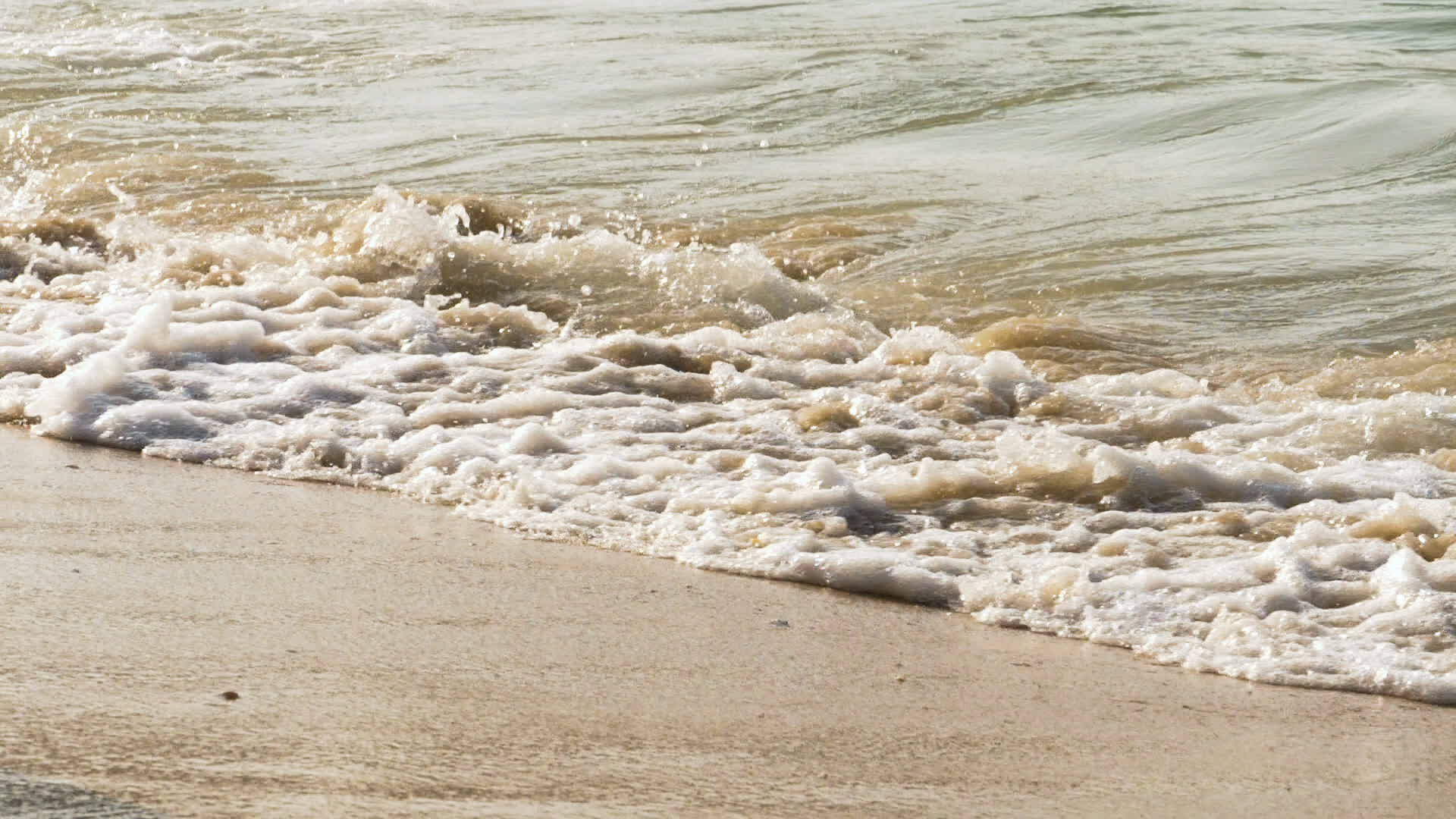 海水泡沫波视频的预览图