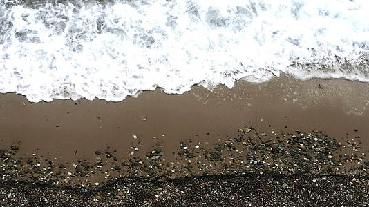海浪顶视图慢动视频的预览图