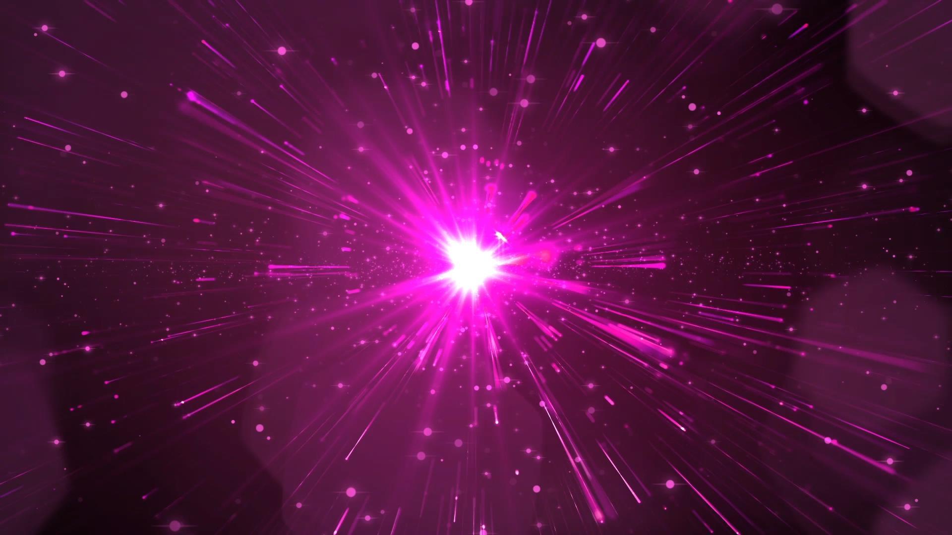 粉色粒子星空背景视频的预览图