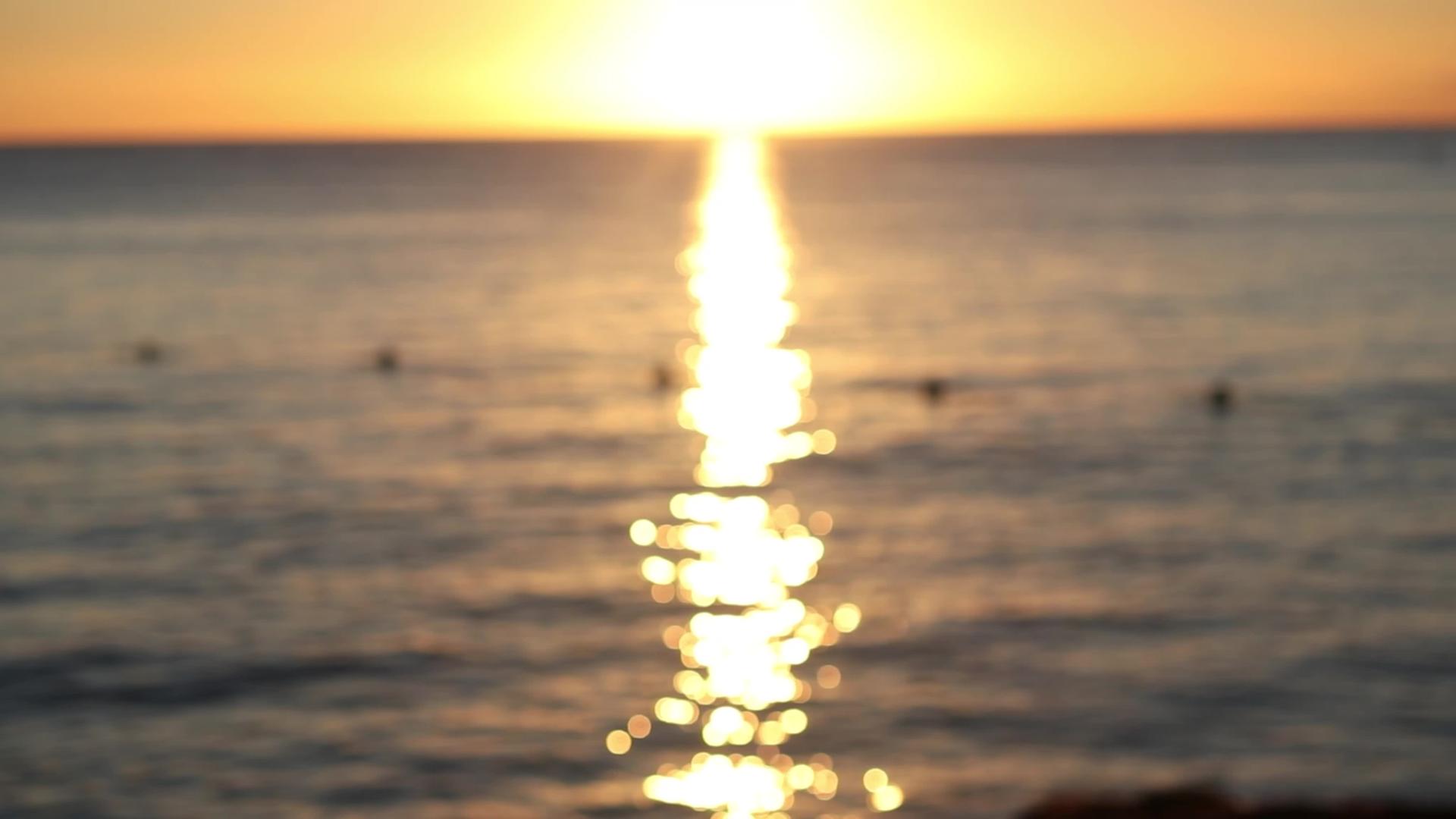 海中地平线日落2视频的预览图