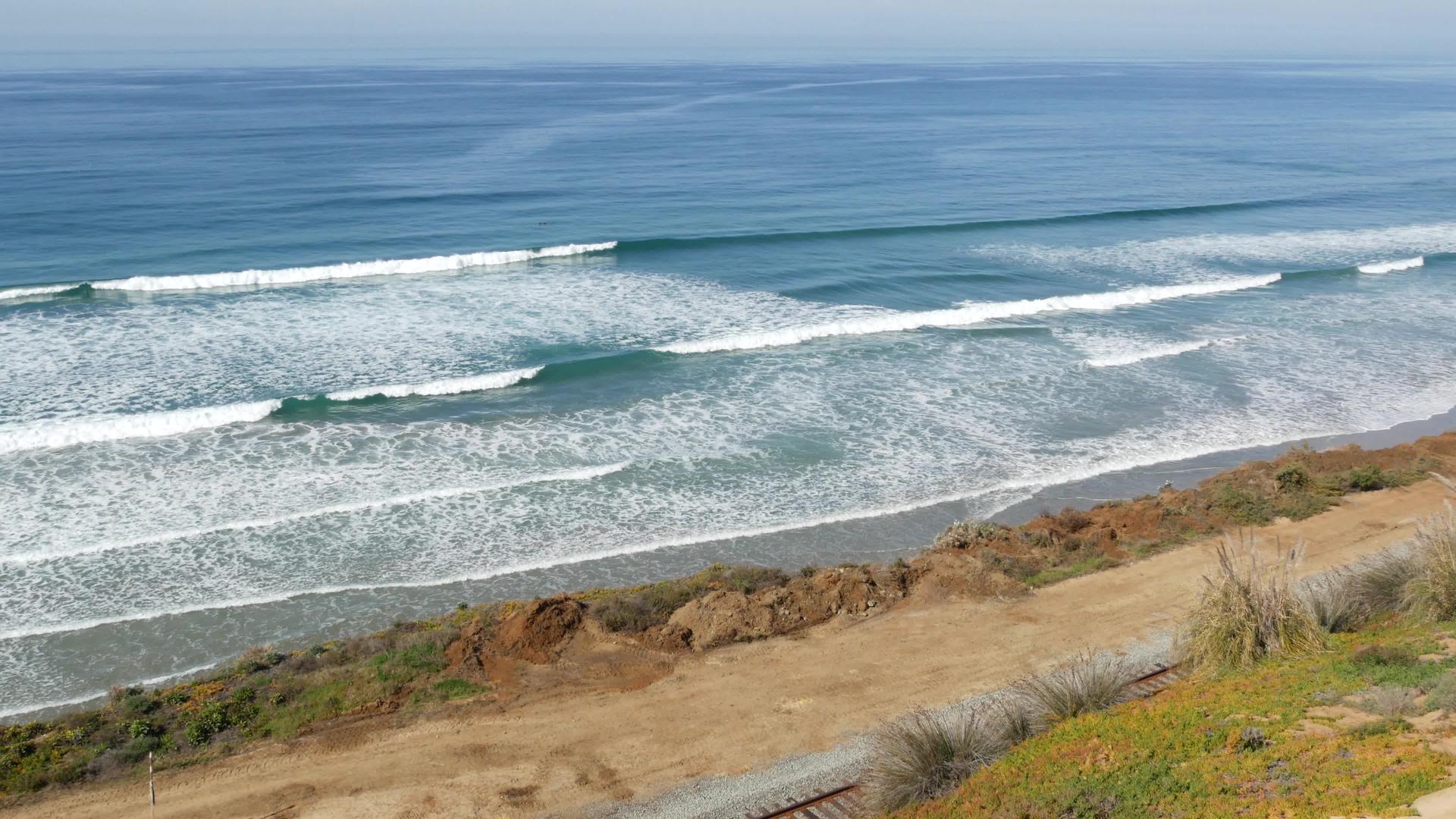 海景远景点DelMarTorreyPines加利福尼亚视频的预览图