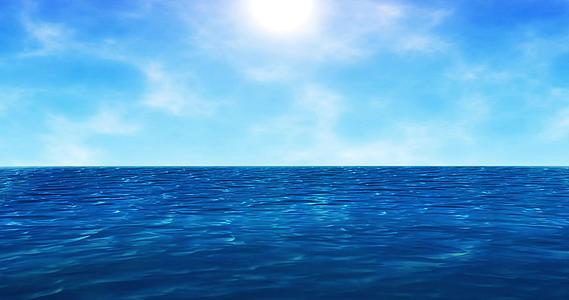 移动蓝色海洋景观视频的预览图