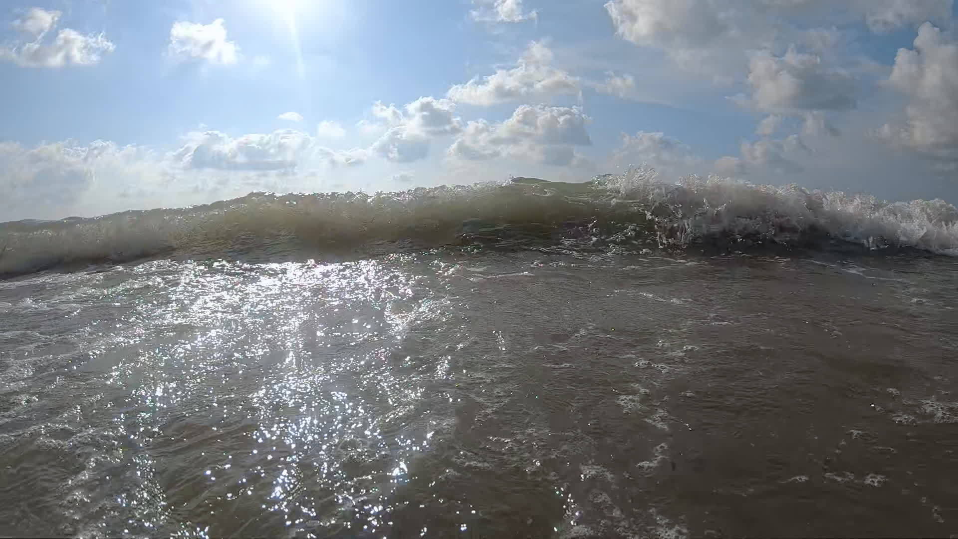 热带海洋沙滩慢动运动视频的预览图