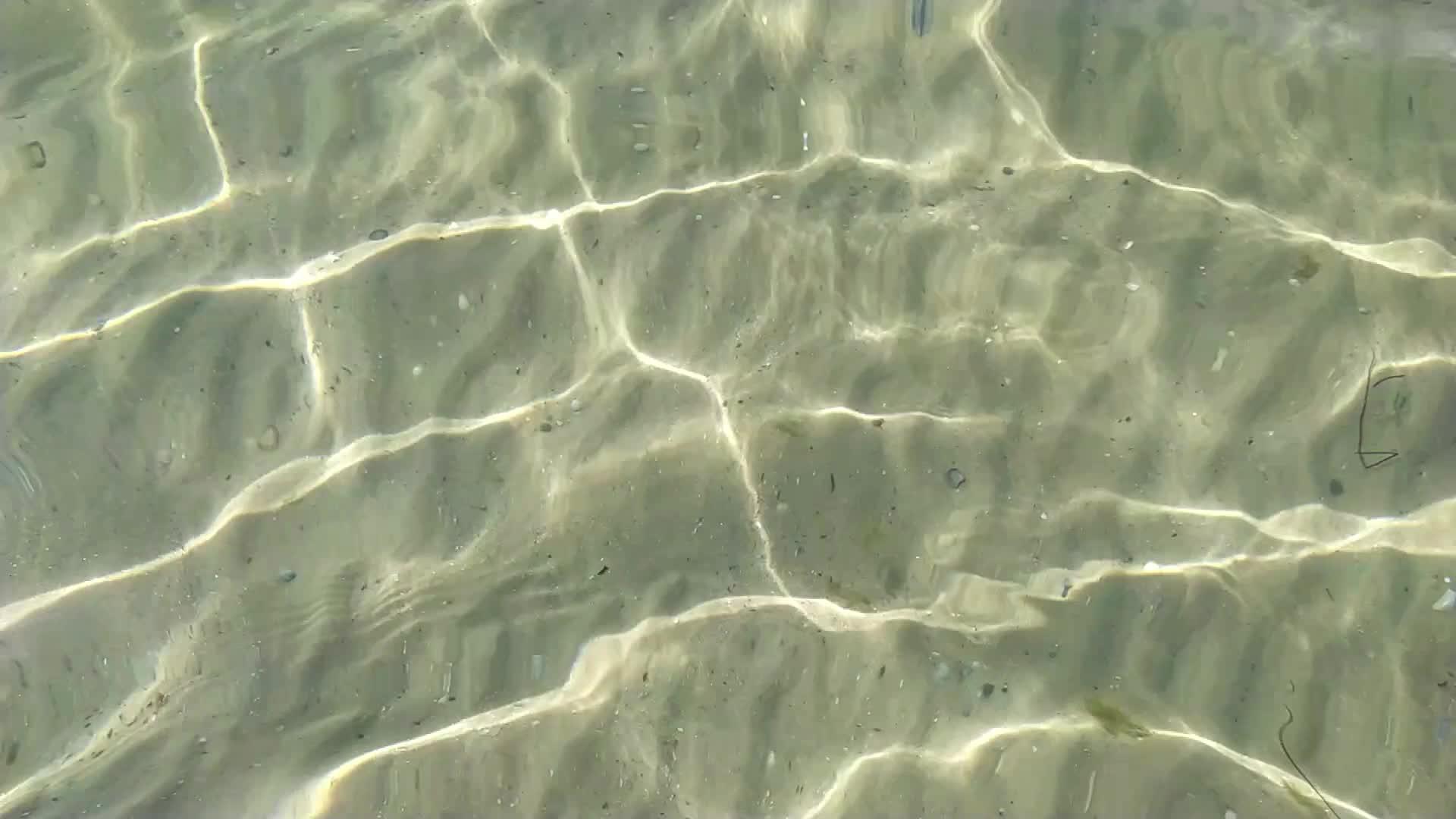 热带岛屿周围的透明海水和水视频的预览图