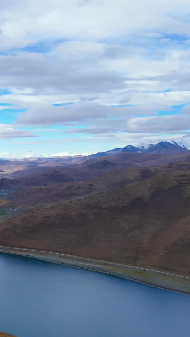 高原湖泊航空摄影湖泊自然景观视频的预览图