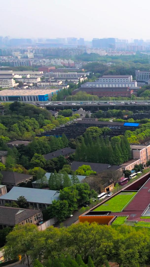 航拍南京城市地标大报恩寺视频的预览图