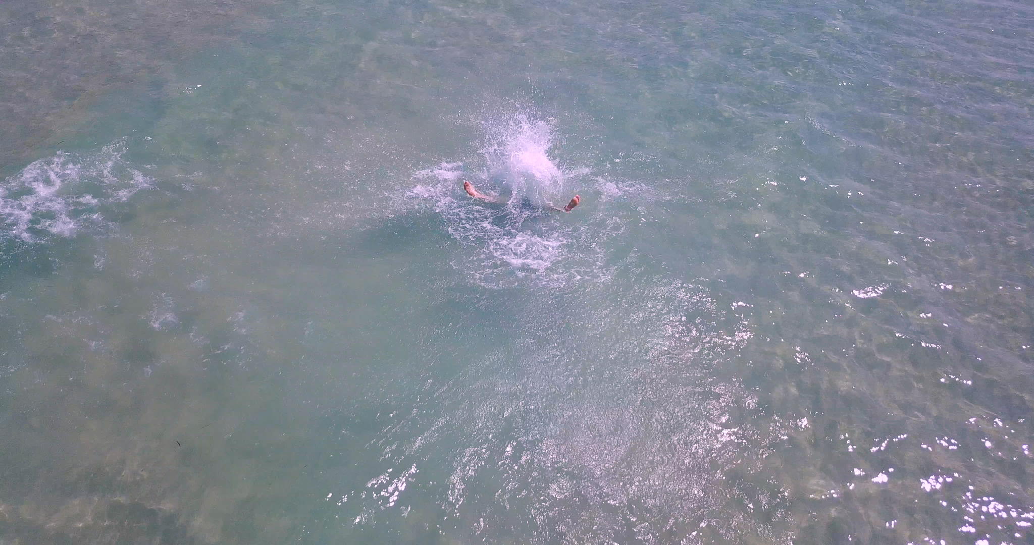 无人驾驶飞机射杀了一个喜欢游泳和跳进海里的人视频的预览图