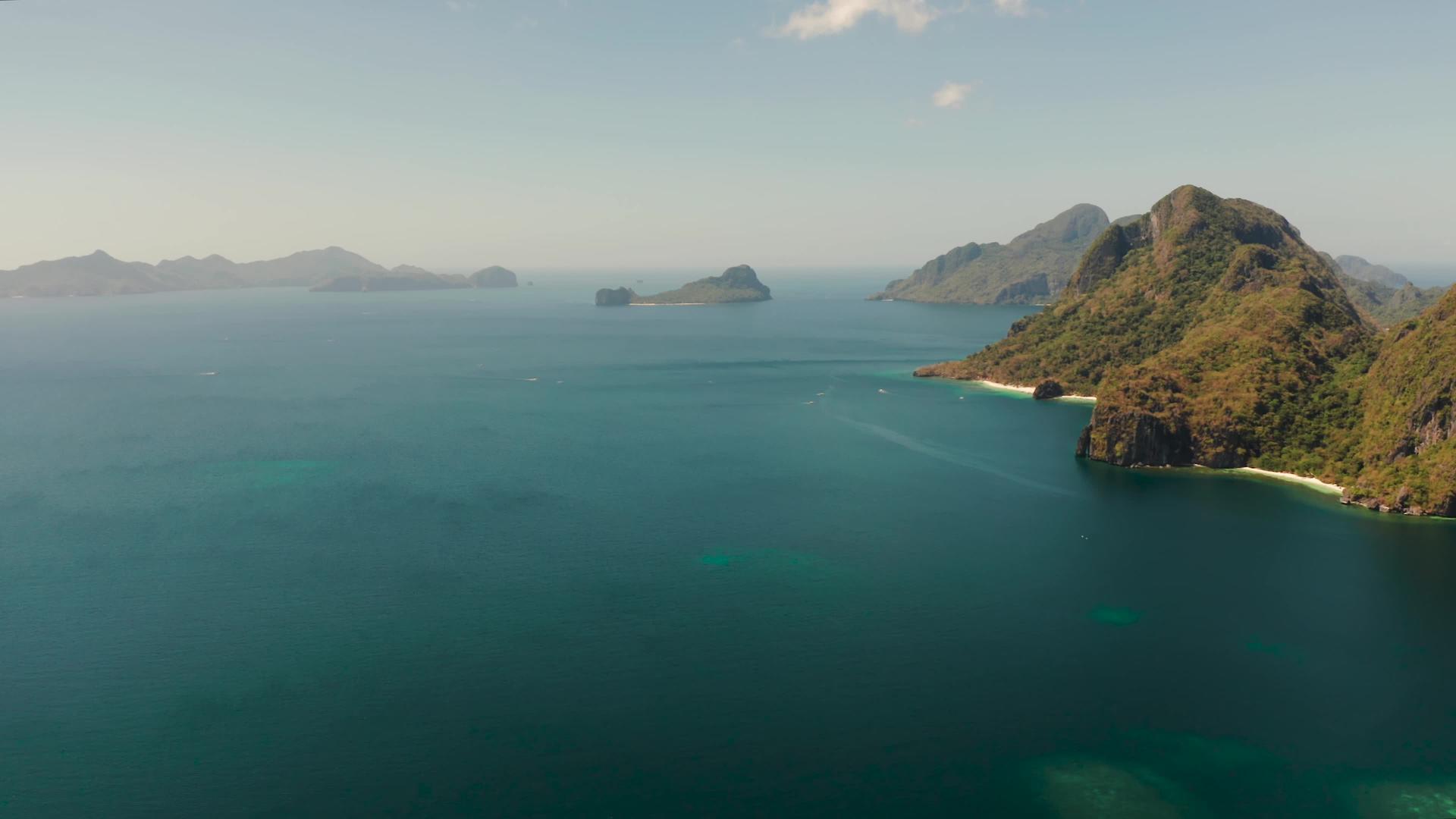 热带岛屿ElnidoPalawanphilippines视频的预览图