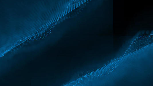 蓝色粒子边框遮罩元素带透明度通道视频的预览图