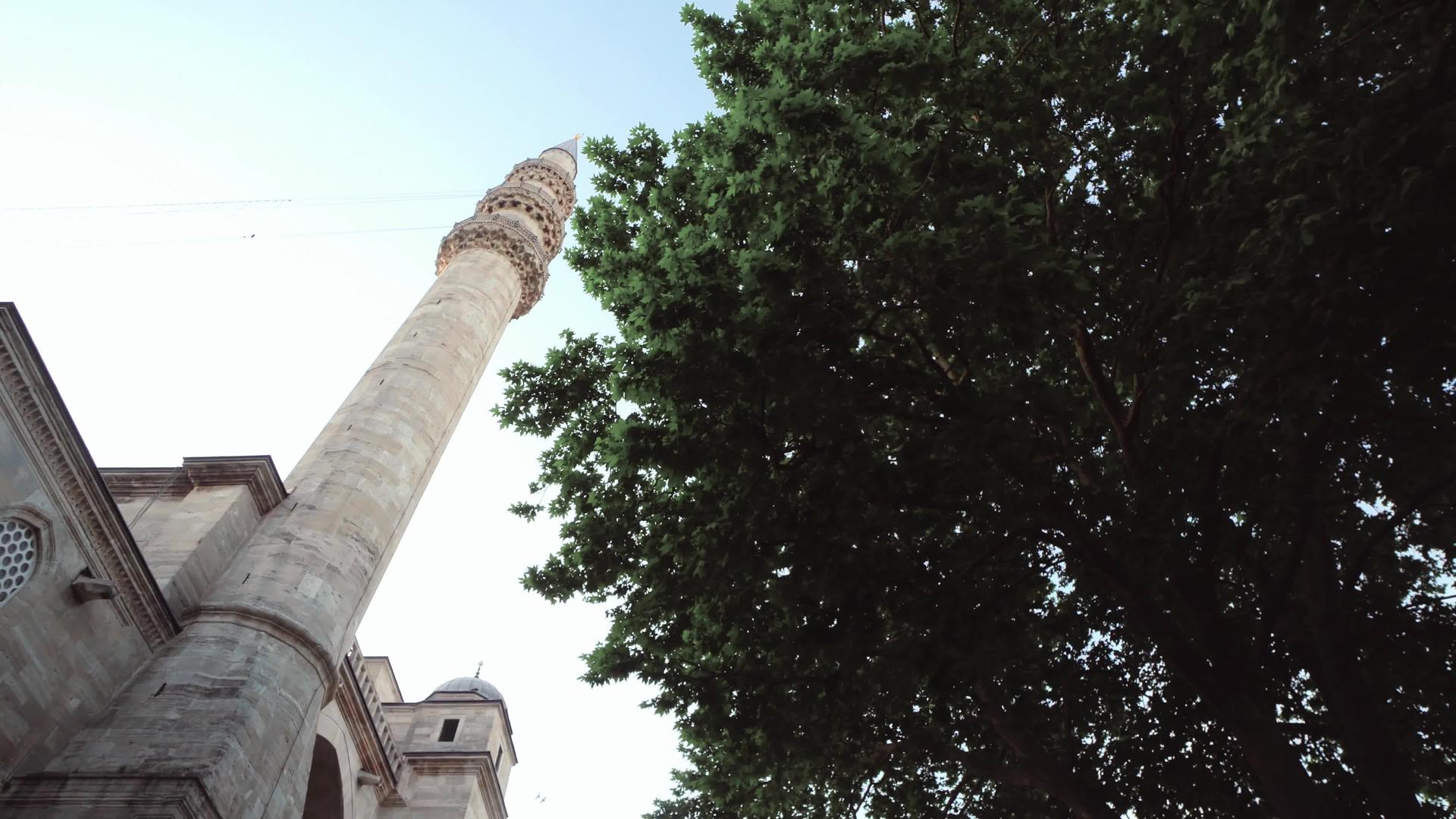 清真寺Suleymaniyecamiii的米纳雷塔视频的预览图
