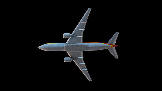 4K飞机飞过视频素材视频的预览图