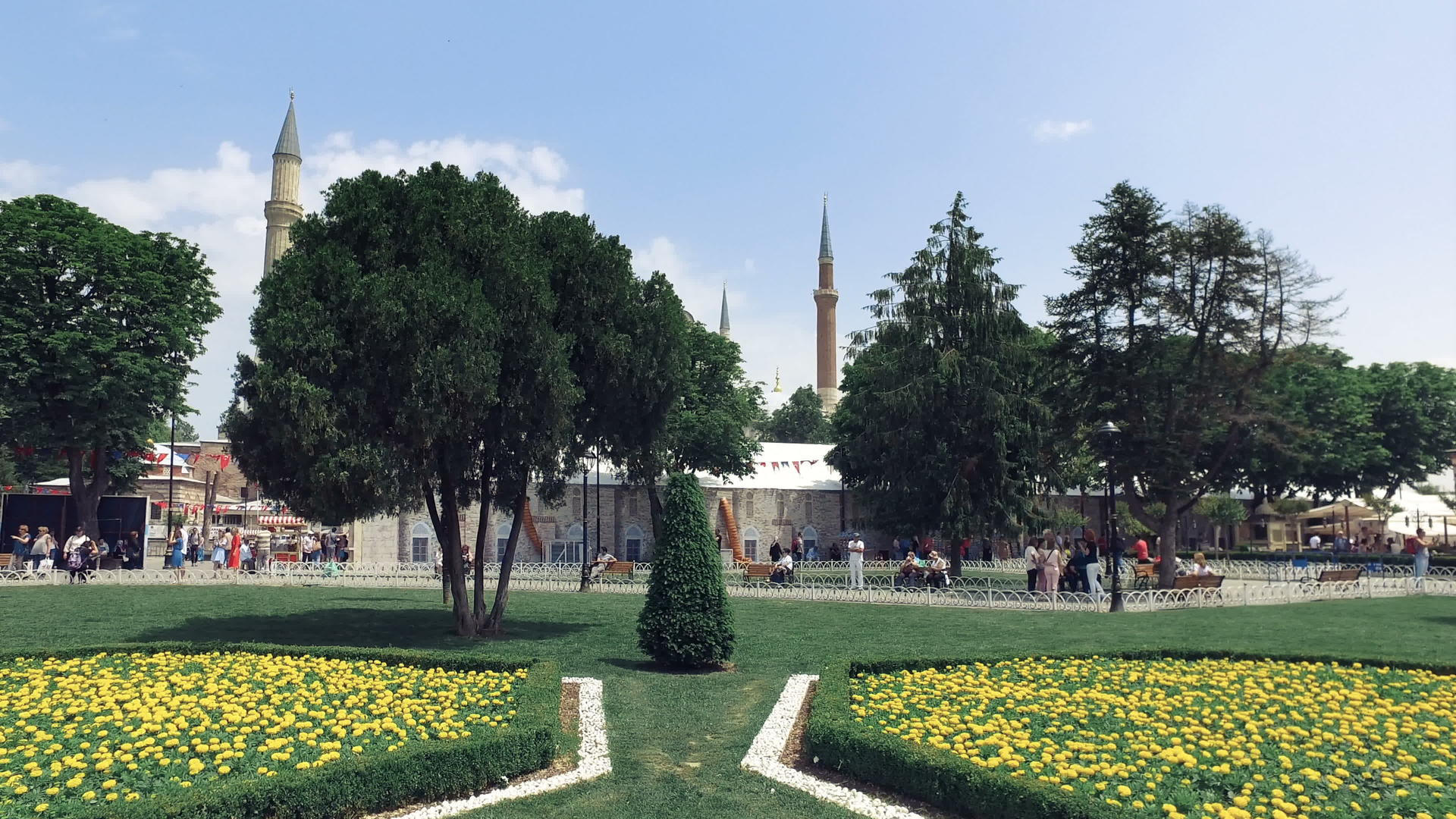 从苏丹的赫梅特公园到火鸡岛的伊斯坦堡视频的预览图
