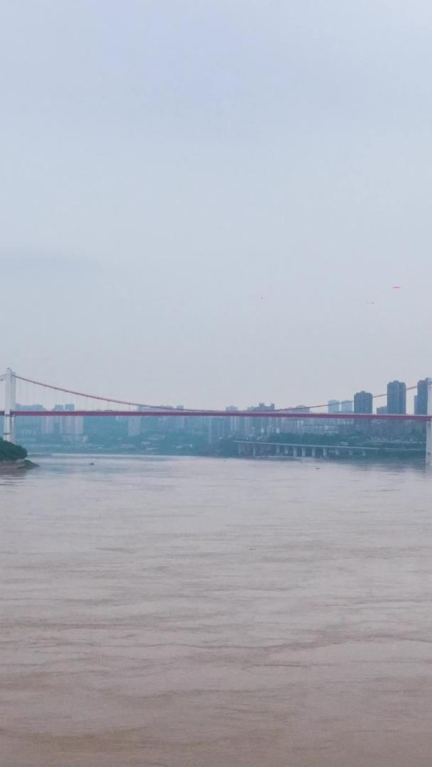 全景重庆大桥白转夜景视频的预览图