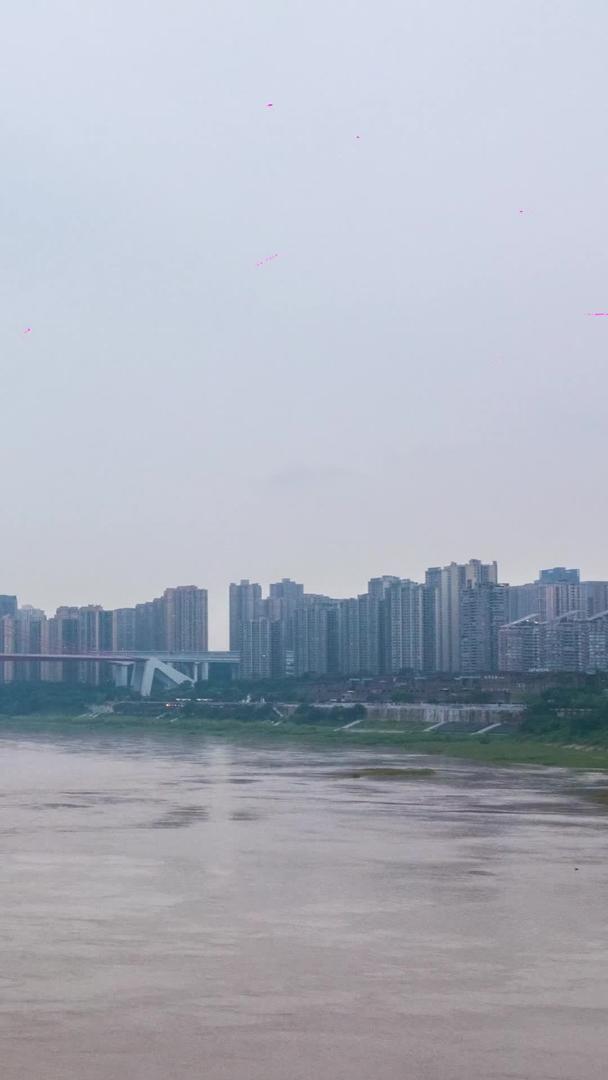 全景重庆大桥白转夜景视频的预览图