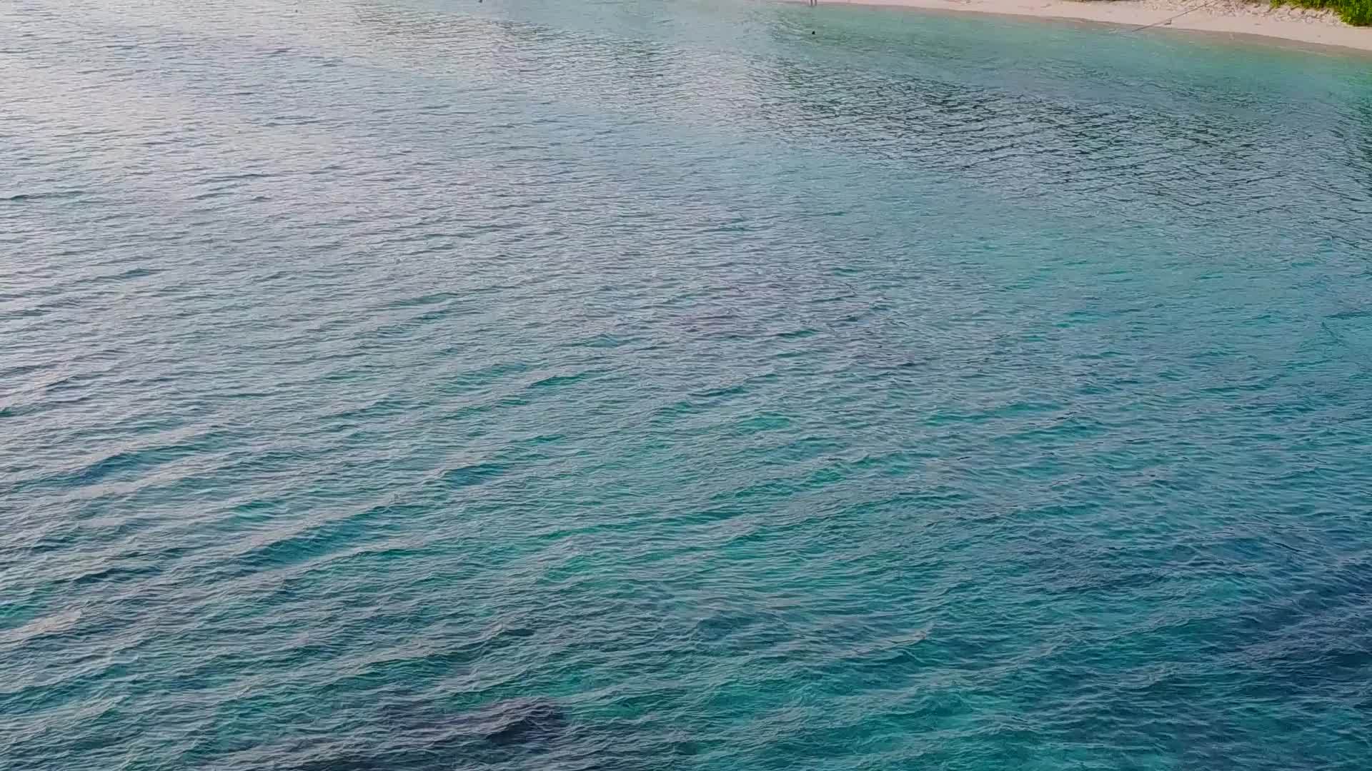 夏季夏季天堂海岸海滩冒险摘要以明海和阳光下的白色海滩为背景视频的预览图