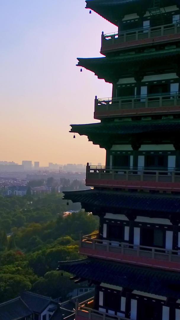 扬州文峰寺天际线视频的预览图