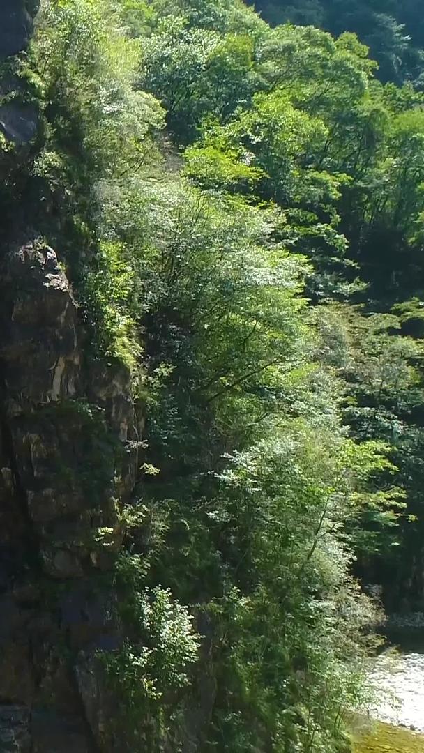 飞天瀑布航拍5A级太白山景区视频的预览图