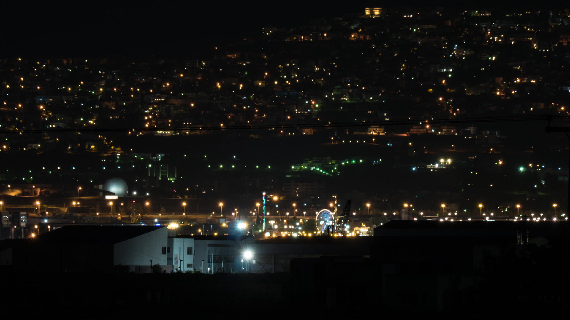 城市过夜时间视频的预览图