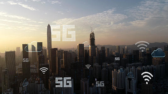 科技感5G未来城市视频的预览图