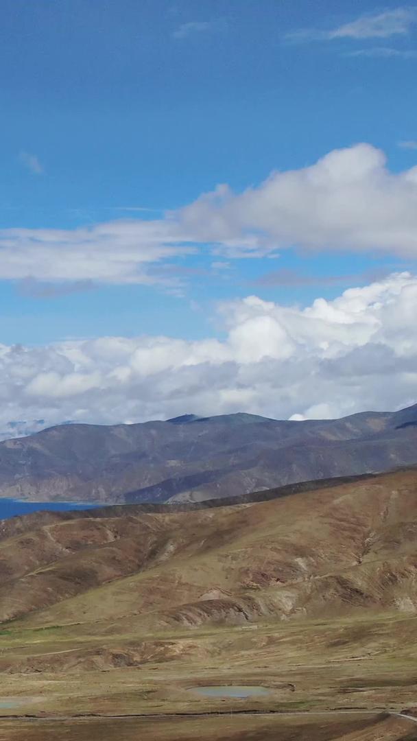 美丽的西藏高原自然风光航拍视频视频的预览图