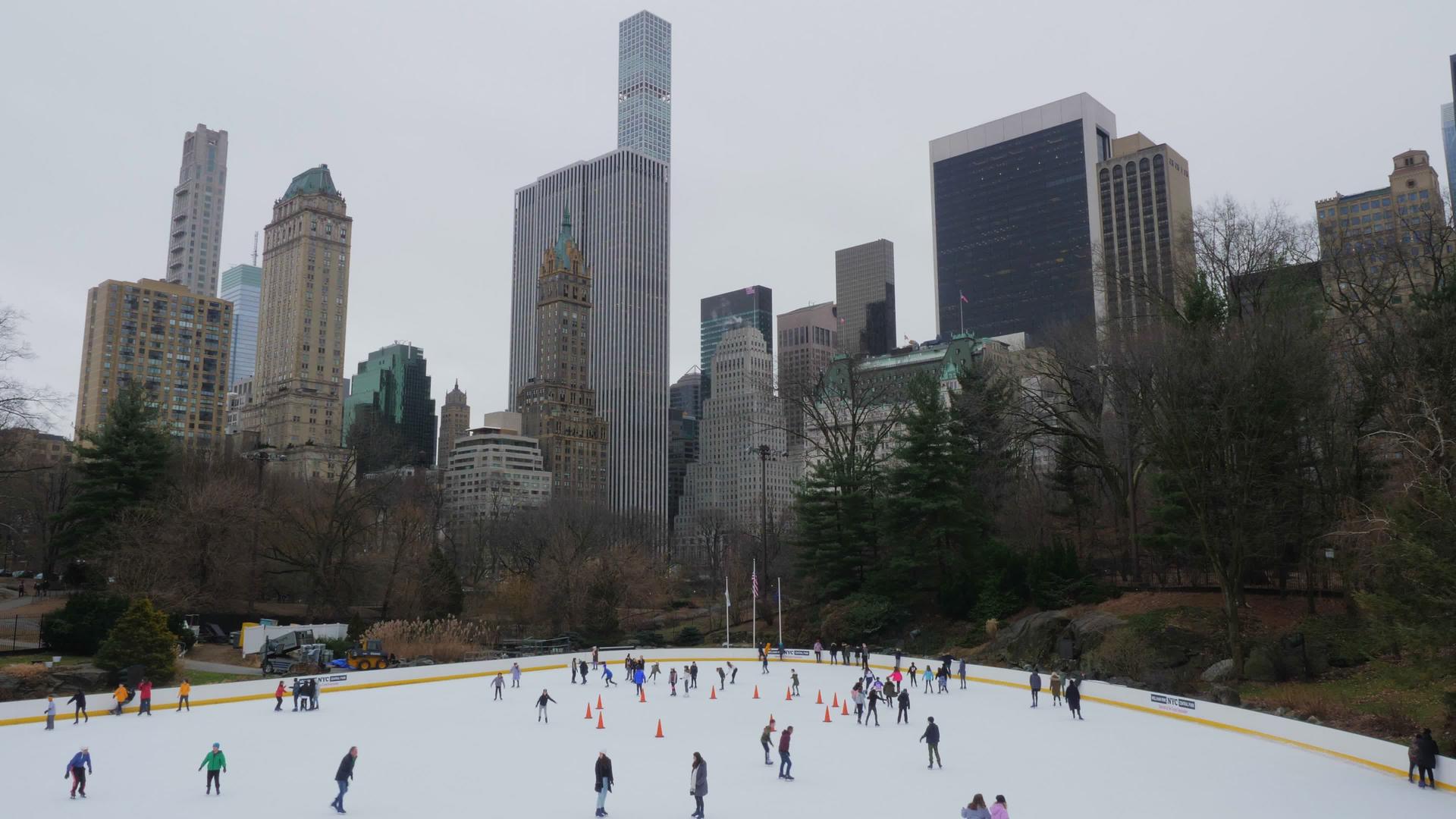 中央公园滑冰场视频的预览图