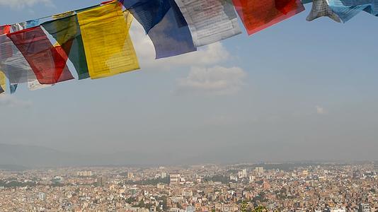 在Kathmandu山谷Swayambhunath视频的预览图