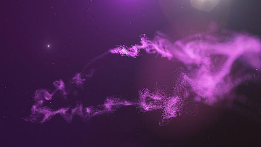 唯美紫色绚丽魔幻光效粒子扩散背景视频的预览图