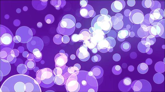 彩色紫色有泡泡的神圣维度bokeh黑暗的屏幕视频的预览图