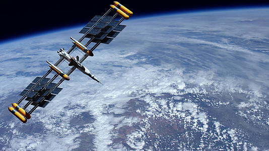 气象学空间导航卫星监测行星天气视频的预览图