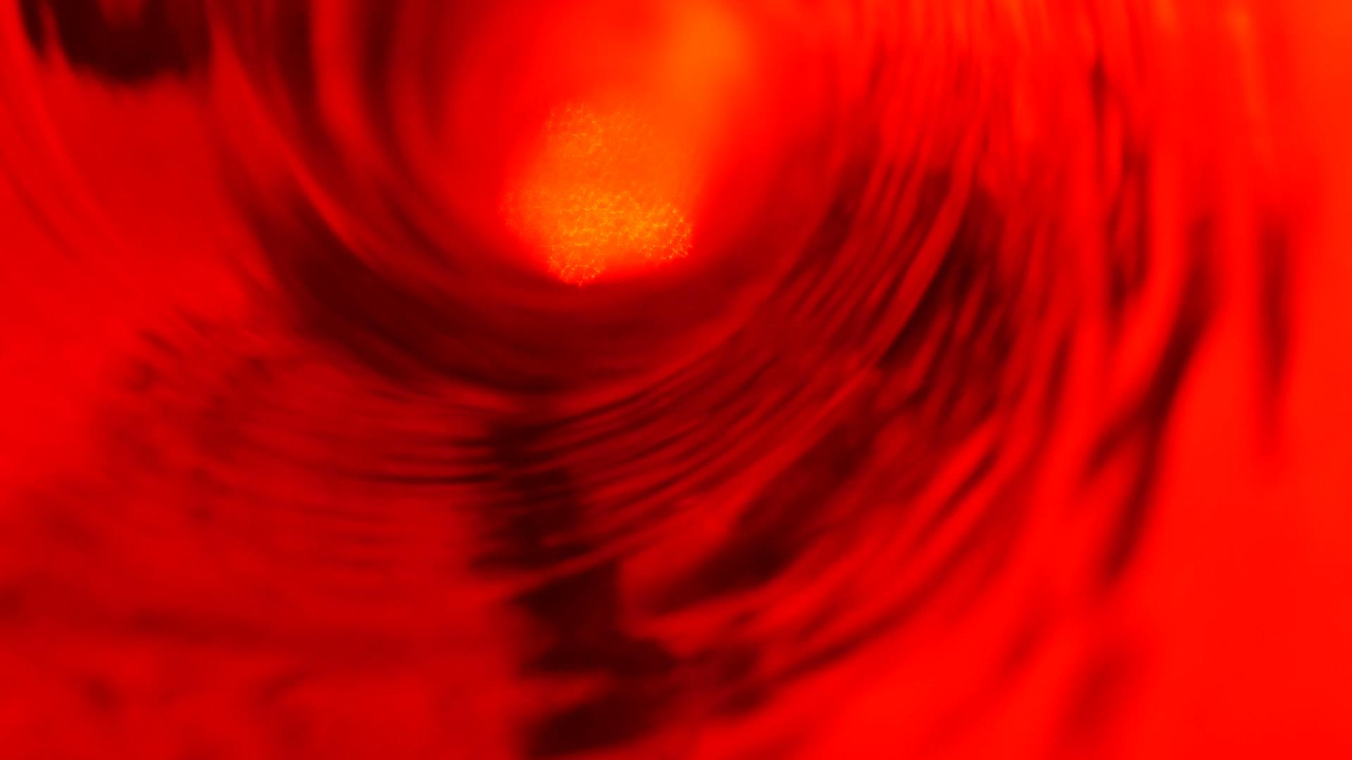 地狱地狱和无限象征红色液体催眠环水色漩涡旋转冥想视频的预览图