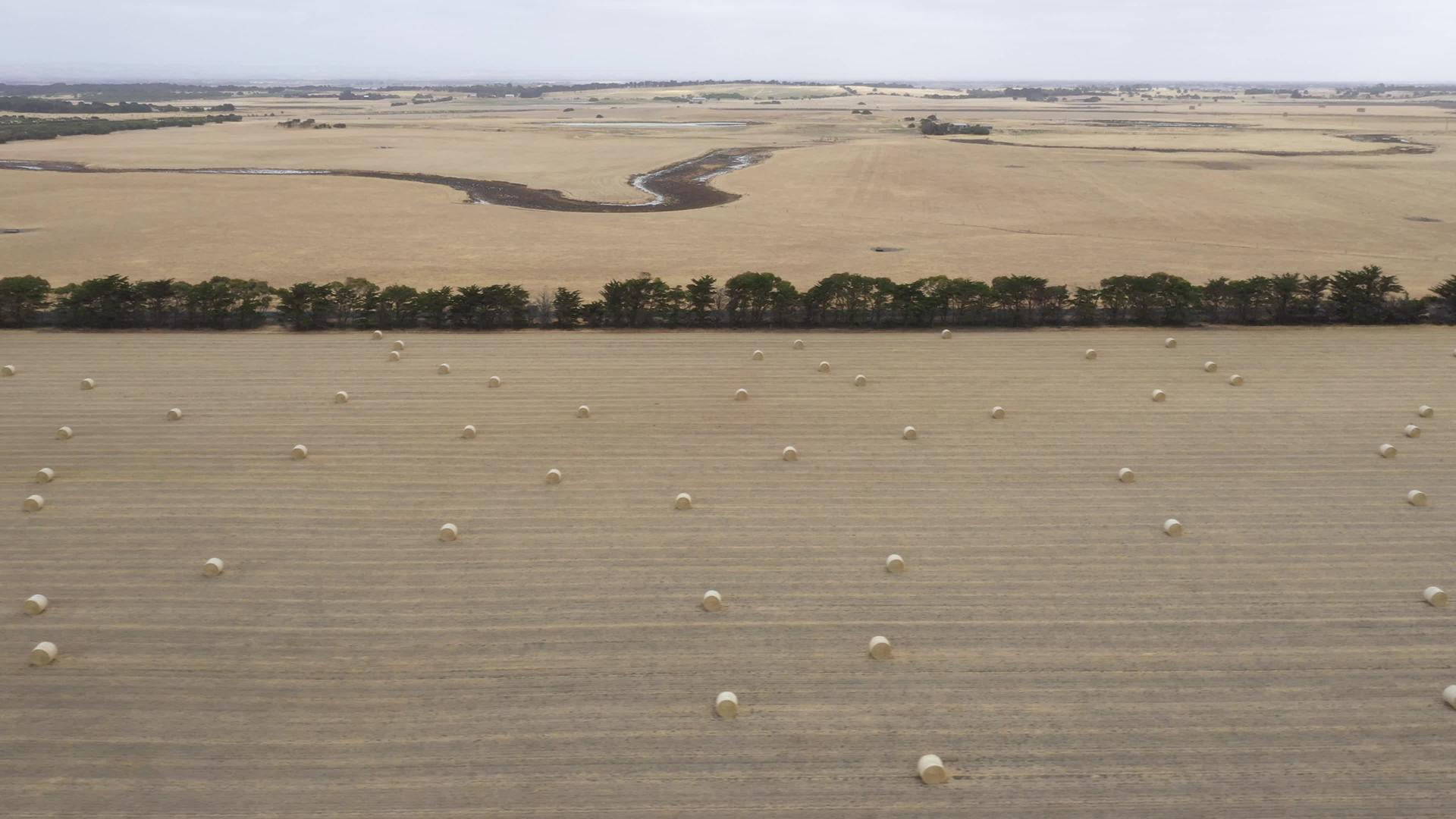 澳大利亚一个农场的空中视频视频的预览图