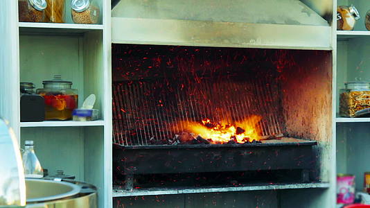 烧烤中的火与火视频的预览图