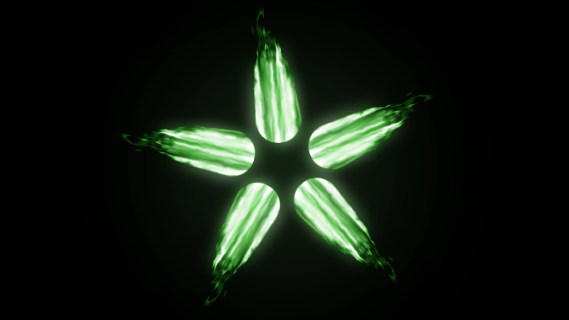可循环绿色动态火星动画hd黑色分辨率视频的预览图