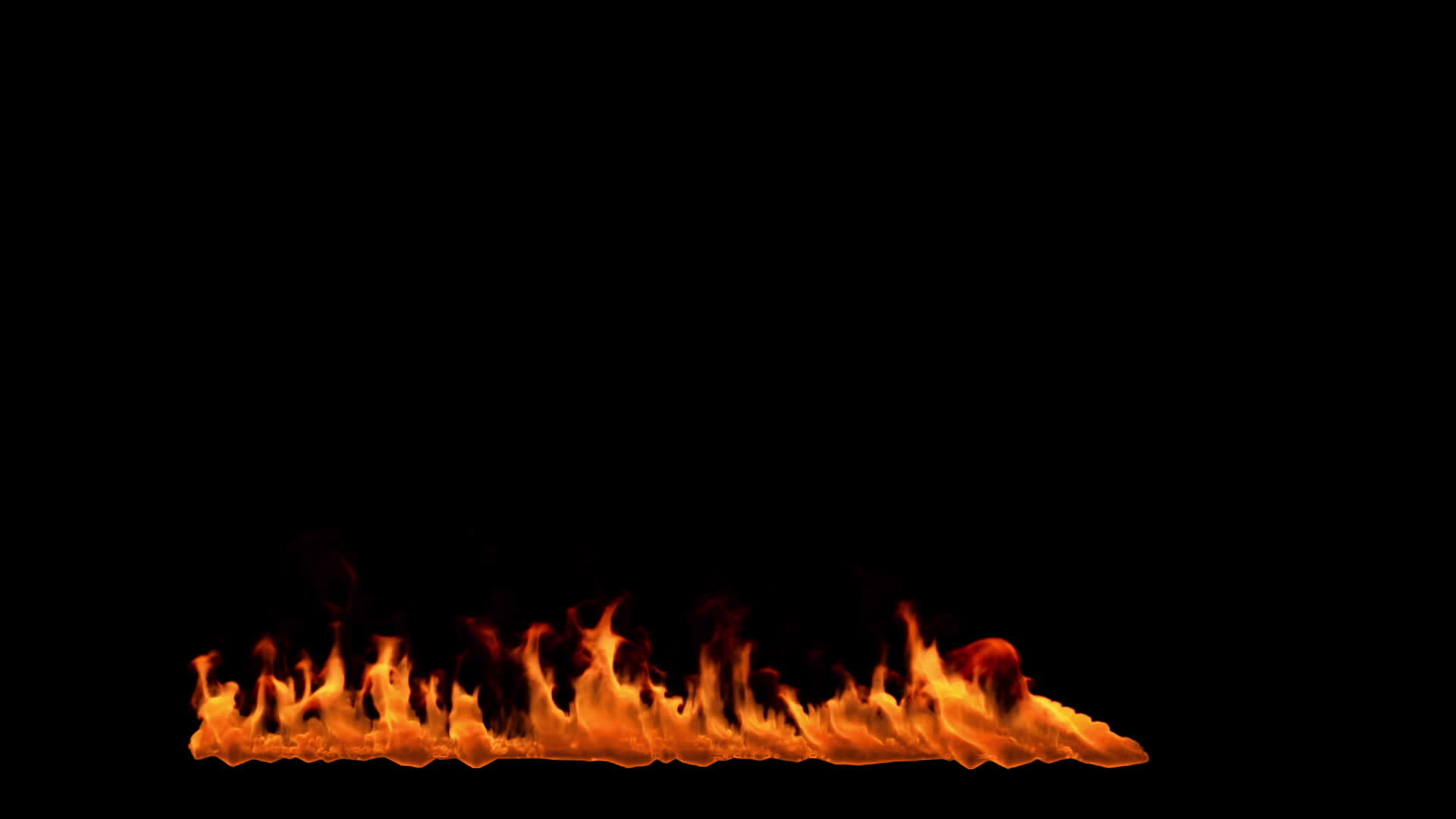 火在地板上蔓延低层第三层对准黑色视频的预览图
