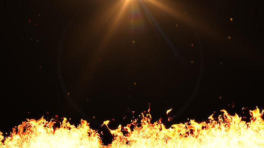 4K火焰燃烧元素AE合成视频的预览图