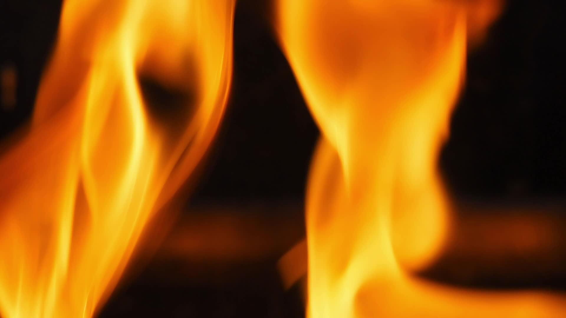 火焰燃烧或火焰燃烧的近距离视频视频的预览图